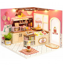 Кукольный дом конструктор DIY Cute Room H-023 Магазин мороженого Счастье