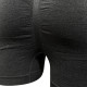 Шорты женские 545# бесшовные для фитнеса пуш ап push up Черный L