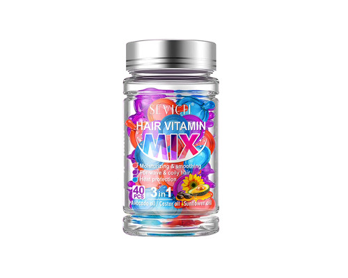 Витаминные капсулы для волос Sevich Hair Vitamin Mix 3 в 1 для восстановления волос 40 шт