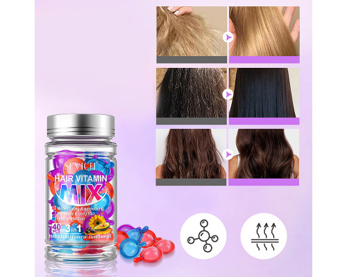 Витаминные капсулы для волос Sevich Hair Vitamin Mix 3 в 1 для восстановления волос 40 шт