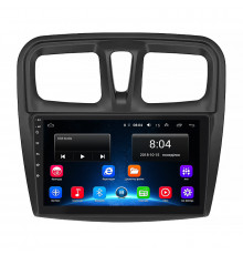 Штатная магнитола Lesko для Dacia Sandero II Рестайлинг ver 3 2016-2020 экран 10" 2/32Gb Wi-Fi GPS Base