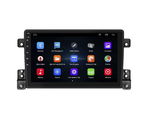 Штатная магнитола Lesko для Suzuki Grand Vitara III Рестайлинг 2 2012-2015 экран 9" 1/16Gb Wi-Fi GPS Base