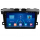 Штатная магнитола Lesko для Mazda CX-7 I 2006-2009 экран 9" 4/32Gb 4G Wi-Fi GPS Top