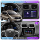 Штатная магнитола Lesko для Dacia Sandero II Рестайлинг ver 3 2016-2020 экран 10" 6/128Gb 4G Wi-Fi GPS Top