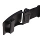 Автоматичний чоловічий пасок з пряжкою115-125×3.5 / ремінь на штани Borsa Leather, чорний
