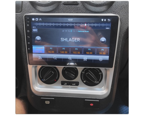Штатная магнитола Lesko для Geely CK (Otaka) I Рестайлинг 2008-2016 экран 9" 2/32Gb Wi-Fi GPS Base