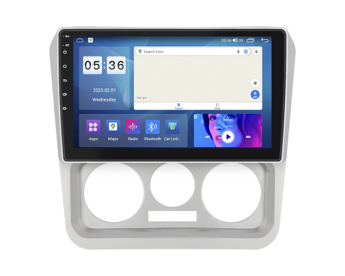 Штатная магнитола Lesko для Geely CK (Otaka) I Рестайлинг 2008-2016 экран 9" 2/32Gb CarPlay 4G Wi-Fi GPS Prime