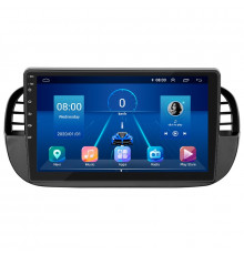 Штатная магнитола Lesko для Fiat 500 II 2007-2015 экран 9" 2/32Gb Wi-Fi GPS Base