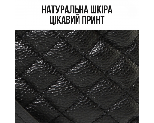 Жіночий шкіряний рюкзак міський 30х23х12, наплічник з натуральної шкіри, чорний