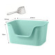 Туалет лоток для кошек с лопаткой Taotaopets 262207-40 Blue