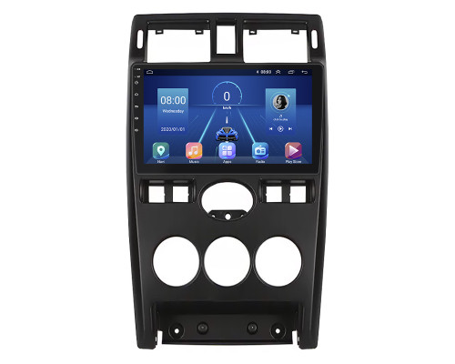 Штатная магнитола Lesko для LADA (ВАЗ) Priora I 2007-2013 экран 9" 6/128Gb 4G Wi-Fi GPS Top