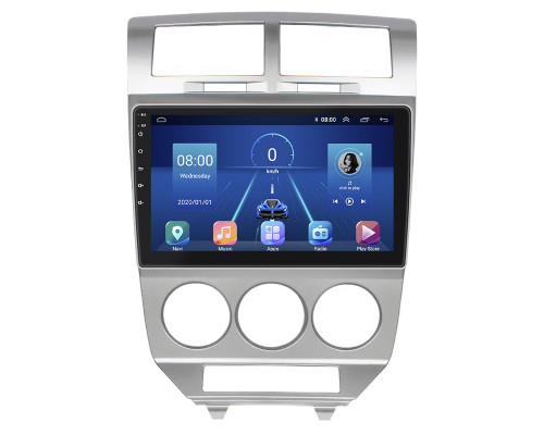 Штатная магнитола Lesko для Dodge Caliber I 2006-2009 экран 10" 6/128Gb 4G Wi-Fi GPS Top