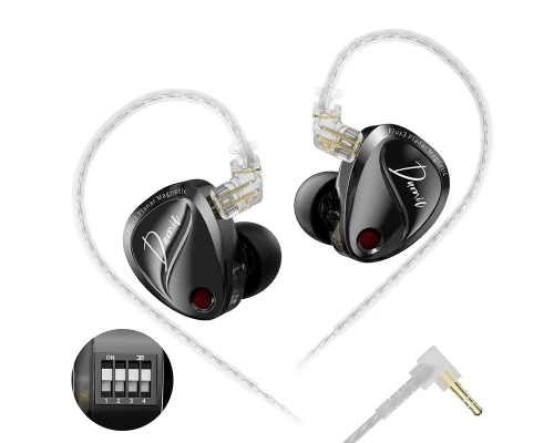 Навушники KZ Duonic Bass Improved 3.5mm black