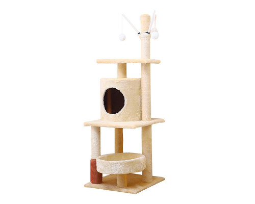 Когтеточка Taotaopets Y0006 лежак с игрушками для кота 115 см