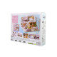 Кукольный дом конструктор DIY Cute Room L-027-BC Pink house