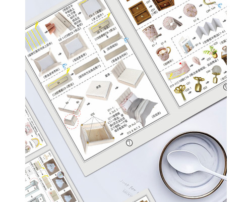 Кукольный дом конструктор DIY Cute Room QT-011-B Lazy Daily