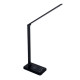 Настольная LED лампа M856 светодиодная с беспроводной зарядкой Black