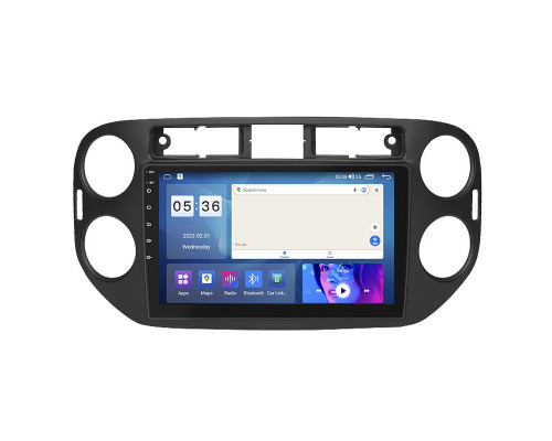 Штатная магнитола Lesko для Volkswagen Tiguan I 2007-2011 экран 9" 2/32Gb CarPlay 4G Wi-Fi GPS Prime