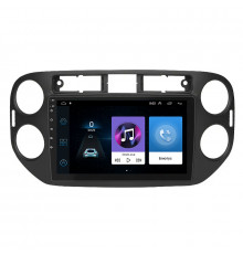 Штатная магнитола Lesko для Volkswagen Tiguan I Рестайлинг 2011-2017 экран 9" 1/16Gb Wi-Fi GPS Base