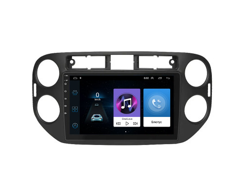 Штатная магнитола Lesko для Volkswagen Tiguan I Рестайлинг 2011-2017 экран 9" 1/16Gb Wi-Fi GPS Base