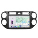 Штатная магнитола Lesko для Volkswagen Golf Plus II 2009-2014 экран 9" 4/64 QLED CarPlay 4G Wi-Fi GPS 360 Prime