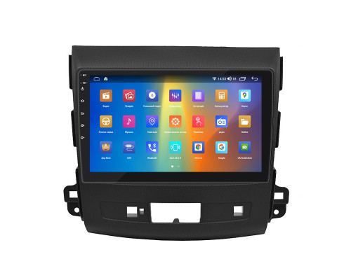 Штатная магнитола Lesko для Citroen C-Crosser  2007-2013 экран 9" 2/32Gb CarPlay 4G Wi-Fi GPS Prime