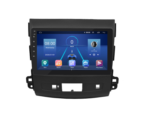 Штатная магнитола Lesko для Citroen C-Crosser  2007-2013 экран 9" 6/128Gb 4G Wi-Fi GPS Top