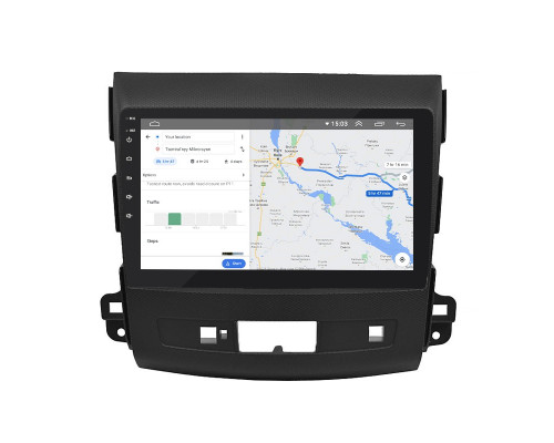 Штатная магнитола Lesko для Peugeot 4007  2007-2012 экран 9" 2/32Gb Wi-Fi GPS Base