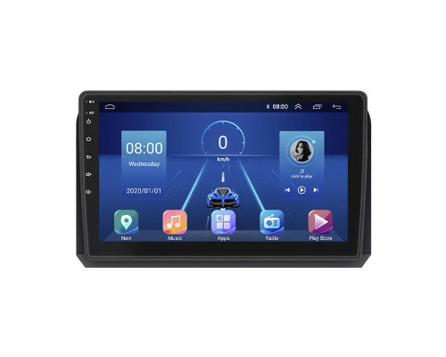 Штатная магнитола Lesko для Fiat Croma II Рестайлинг 2008-2011 экран 9" 4/64Gb 4G Wi-Fi GPS Top