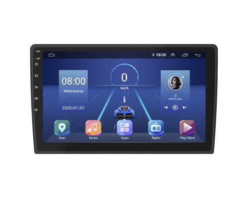Штатная магнитола Lesko для Chrysler Sebring III 2006-2010 экран 9" 2/32Gb Wi-Fi GPS Base