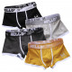 Набор мужских трусов боксеров PB-3199 Black/Turmeric/Gray/Light gray из 4 шт  XL