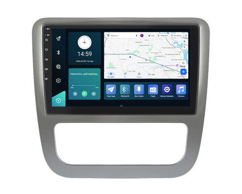 Штатная магнитола Lesko для Volkswagen Scirocco III 2008-2014 экран 9" 6/128Gb 4G Wi-Fi GPS Top