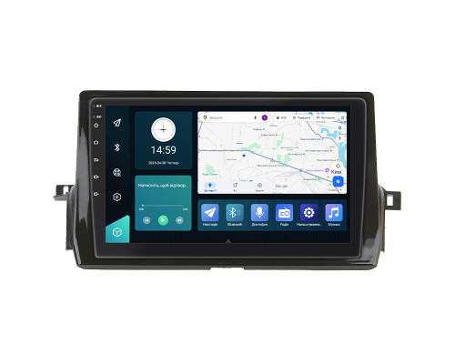 Штатная магнитола Lesko для Toyota Camry VIII (XV70) Рестайлинг 2020- экран 10" 2/32Gb 4G Wi-Fi GPS Top