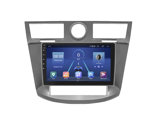 Штатная магнитола Lesko для Chrysler Sebring III 2006-2010 экран 9" 4/32Gb 4G Wi-Fi GPS Top
