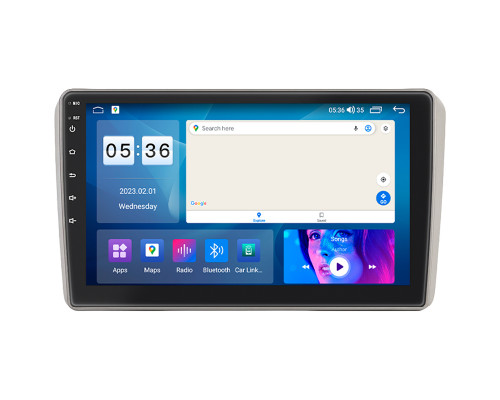 Штатная магнитола Lesko для Hyundai Getz I ver. 2 2002-2005 экран 9" 4/64Gb CarPlay 4G Wi-Fi GPS Prime