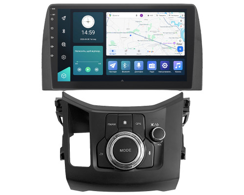 Штатная магнитола Lesko для Mazda CX-5 II Рестайлинг 2021-н.в экран 10" 2/32Gb 4G Wi-Fi GPS Top