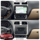 Штатная магнитола Lesko для Volkswagen Polo IV Рестайлинг ver. 2 2005-2009 экран 9" 2/32Gb Wi-Fi GPS Base