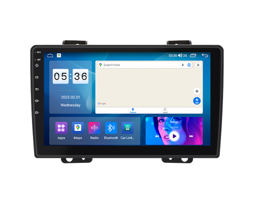 Штатная магнитола Lesko для Ford Fiesta  2001-2005 экран 9" 2/32Gb CarPlay 4G Wi-Fi GPS Prime