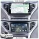 Штатная магнитола Lesko для Hyundai Grandeur V ver. 2 2014-2016 экран 9" 2/32Gb Wi-Fi GPS Base