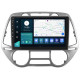 Штатная магнитола Lesko для Hyundai i20 I Auto A/C 2008-2012 экран 9" 4/32Gb 4G Wi-Fi GPS Top