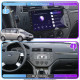Штатная магнитола Lesko для Ford C-MAX I 2003-2007 экран 9" 2/32Gb Wi-Fi GPS Base