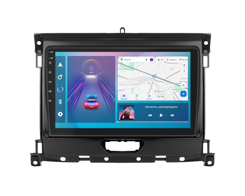 Штатная магнитола Lesko для Ford Ranger III Рестайлинг 2015-2019 экран 9" 2/32Gb Wi-Fi GPS Base