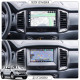 Штатная магнитола Lesko для Ford Ranger III Рестайлинг 2015-2019 экран 9" 4/32Gb 4G Wi-Fi GPS Top