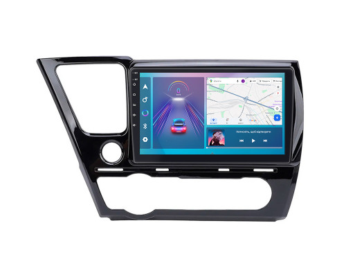 Штатная магнитола Lesko для Honda Civic IX Рестайлинг ver. 2 2013-2017 экран 9" 2/32Gb CarPlay 4G Wi-Fi GPS Prime