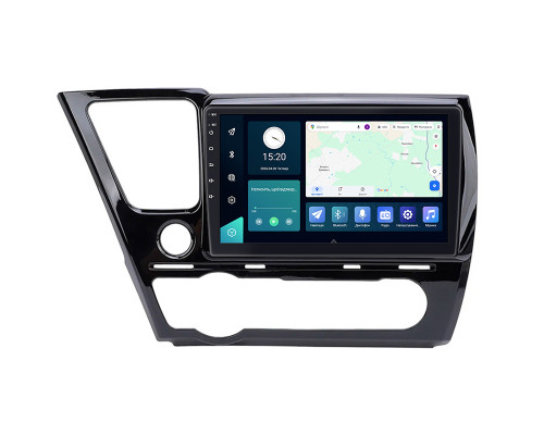 Штатная магнитола Lesko для Honda Civic IX Рестайлинг ver. 2 2013-2017 экран 9" 4/64Gb 4G Wi-Fi GPS Top