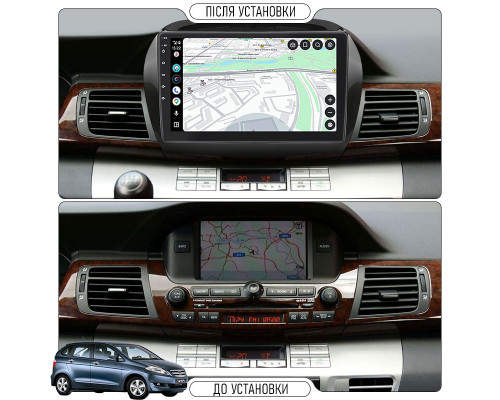 Штатная магнитола Lesko для Honda FR-V  2004-2009 экран 10" 4/32Gb 4G Wi-Fi GPS Top