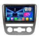 Штатная магнитола Lesko для Volkswagen Scirocco R I Auto A/C 2009-2014 экран 9" 2/32Gb Wi-Fi GPS Base