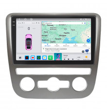 Штатная магнитола Lesko для Volkswagen Scirocco R I Auto A/C 2009-2014 экран 9" 4/64Gb CarPlay 4G Wi-Fi GPS Prime
