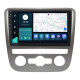 Штатная магнитола Lesko для Volkswagen Scirocco R I Auto A/C 2009-2014 экран 9" 2/32Gb 4G Wi-Fi GPS Top