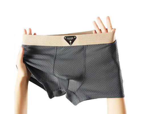 Набор мужских трусов боксеров B6425 Olive/Blue/Gray из 3 шт 4XL